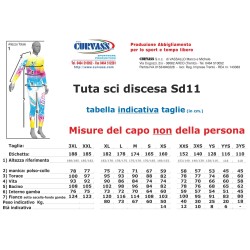 Colora e crea la tua tuta sci discesa personalizzata modello RN10